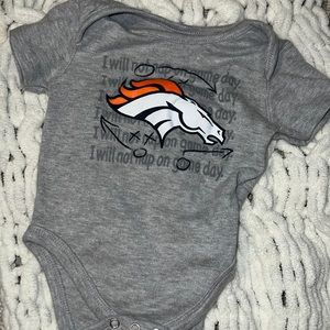 Broncos onesie 6-9m